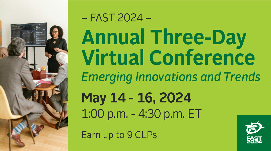 FAST2023 3-Day Virtual Conference: Building a Future Ready Government May 16 - 18, 2023 1:00pm - 4:30pm ET. 